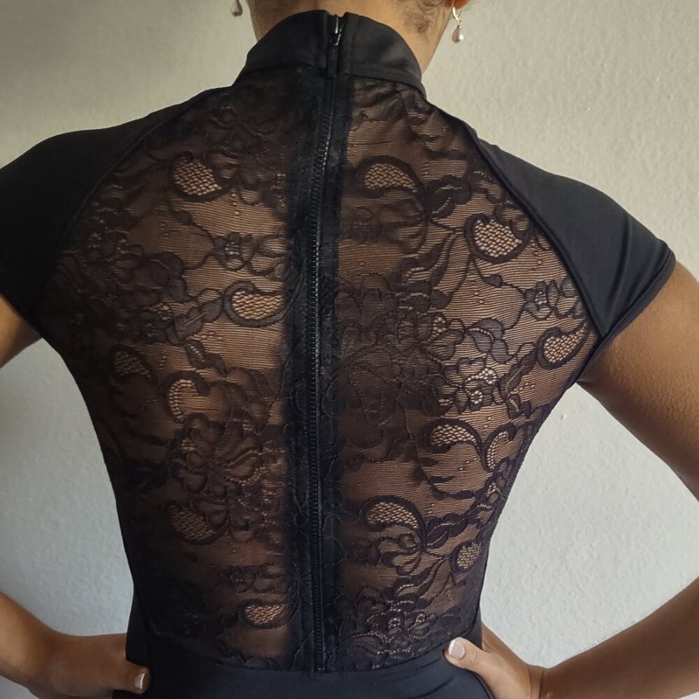 Mirella Lace Back Leotard